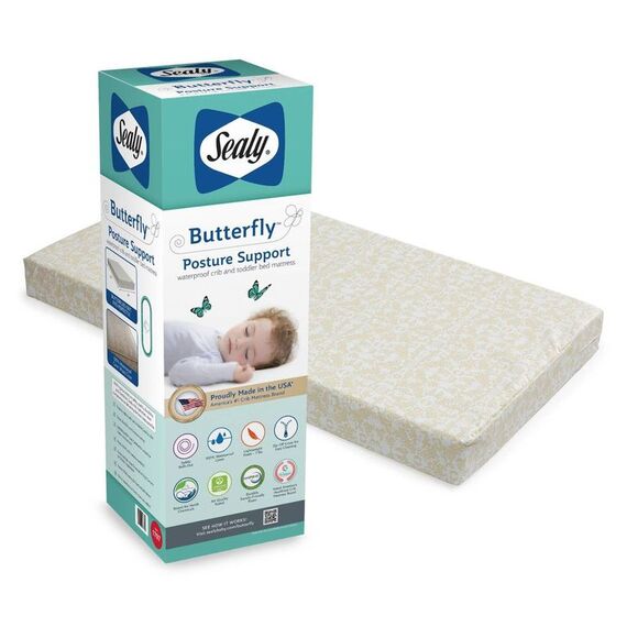 Sealy - Butterfly Premium Firm Crib Mattress and Toddler Mattress - Picture 7 of 7
